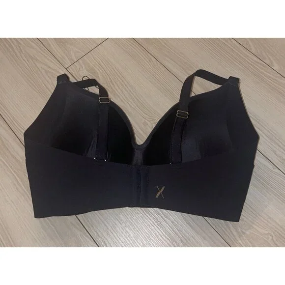 Knix Wing Woman Bra Molded Cups Wire Free Womens Size 7 Black New Nwt - Picture 4 of 6